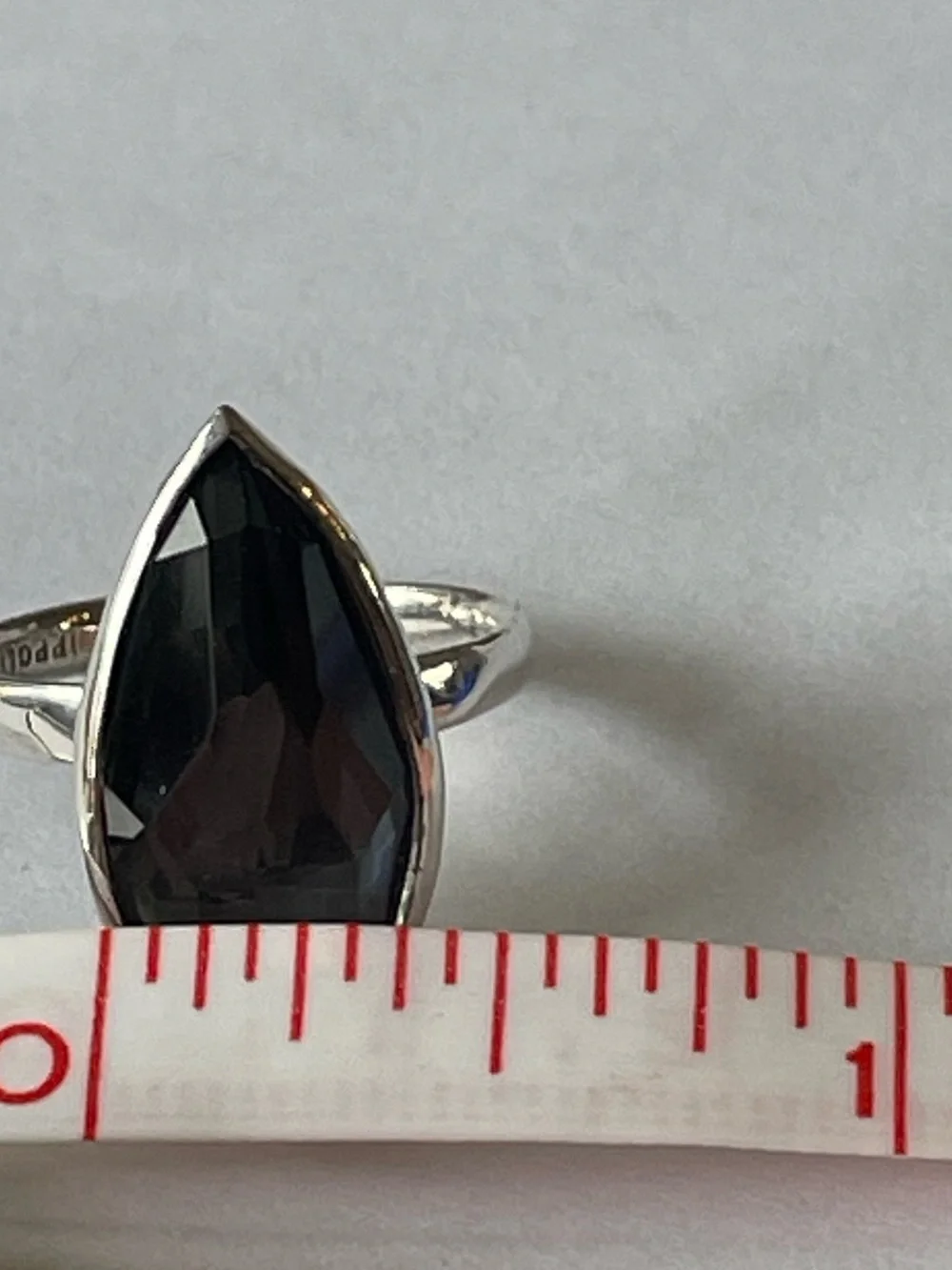 Ippolita Sterling Silver Hematite Rock Candy Ring - size 7 - Picture 10 of 10